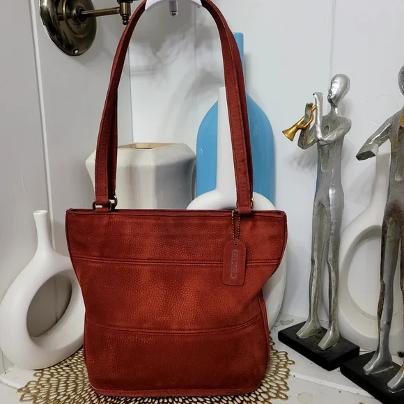 Vintage COACH Tribeca Tote In Copper 4393 - Picture 2 of 16